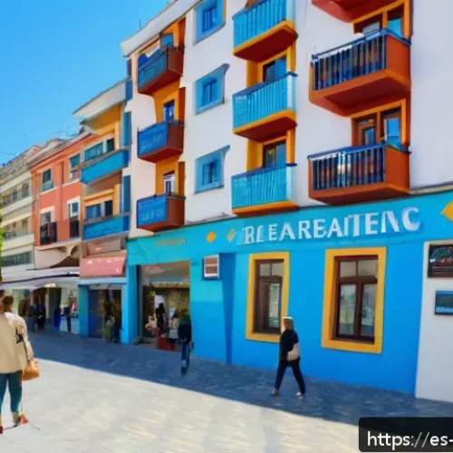 알바니아 이민 조건 - A vibrant street scene in Tirana, Albania, showcasing a diverse group of expatriates and locals inte...
